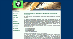 Desktop Screenshot of dgv-graphologie.de