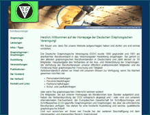 Tablet Screenshot of dgv-graphologie.de